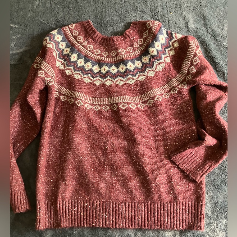Weatherproof Fair Isle Style Sweater